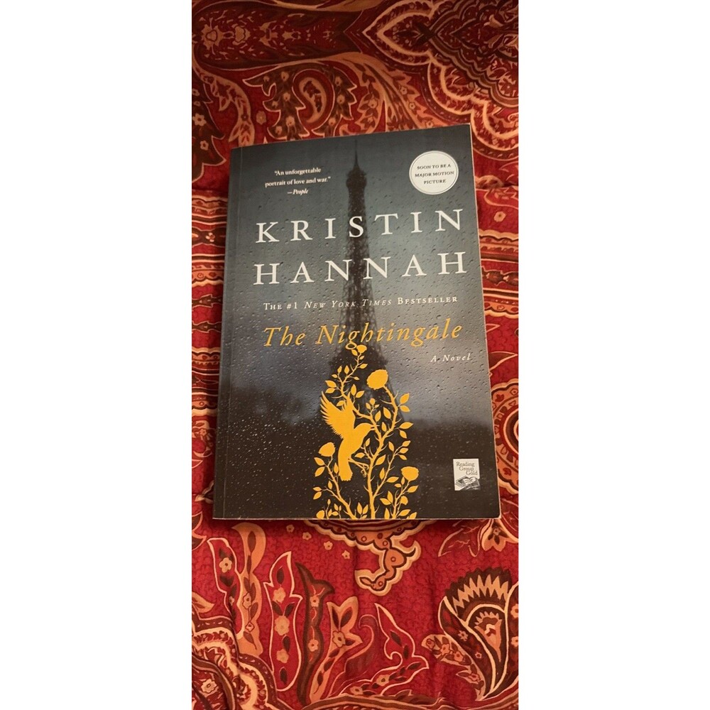 The Nightingale Book Novel Paperback, by Hannah Kristin Very Good